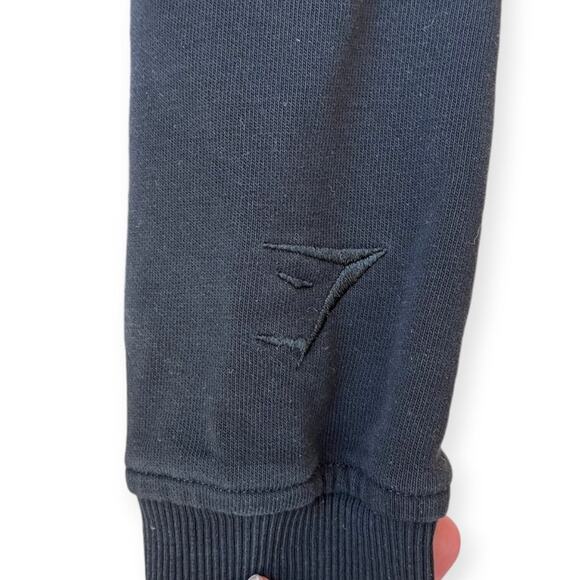 Gymshark Oversized Logo Hoodie Black Size S - Picture 4 of 4